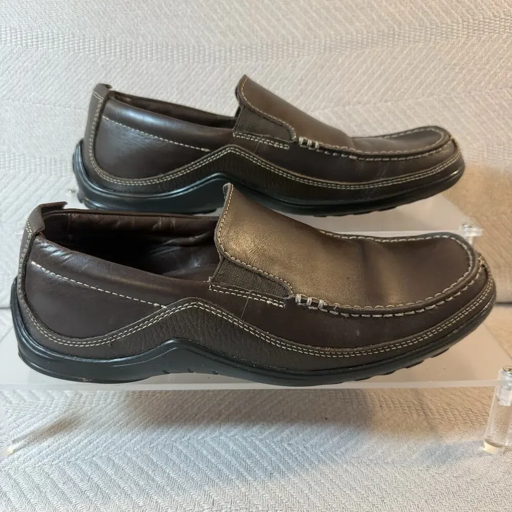 Cole Haan Shoes Loafers Tucker Men’s 8 Brown Leather Smart Casual Business